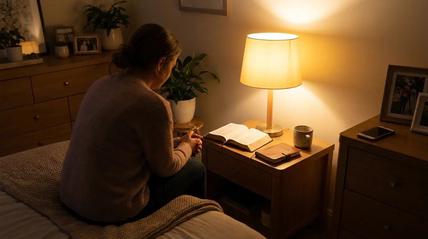 evening devotional surrender the day