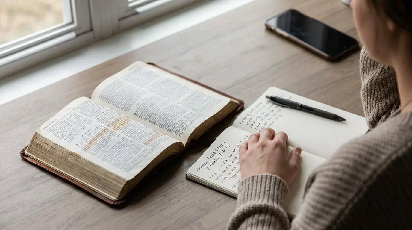 how to hear gods voice biblically